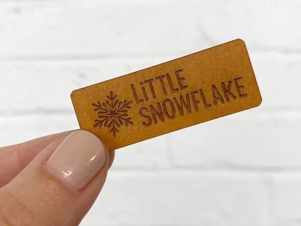 SnaPpap Label - Little Snowflake