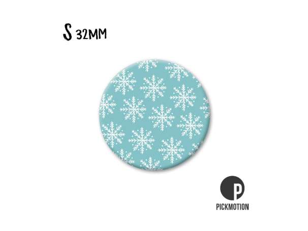 Magnet, Pickmotion - 32 mm - Snowflakes