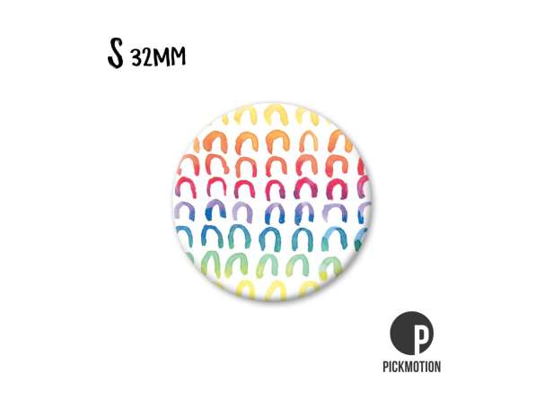 Magnet, Pickmotion - 32 mm - Rainbow Bows