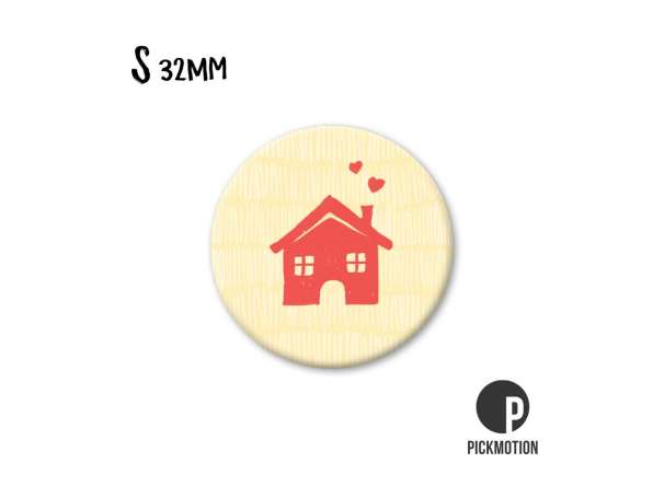 Magnet, Pickmotion - 32 mm - House Love