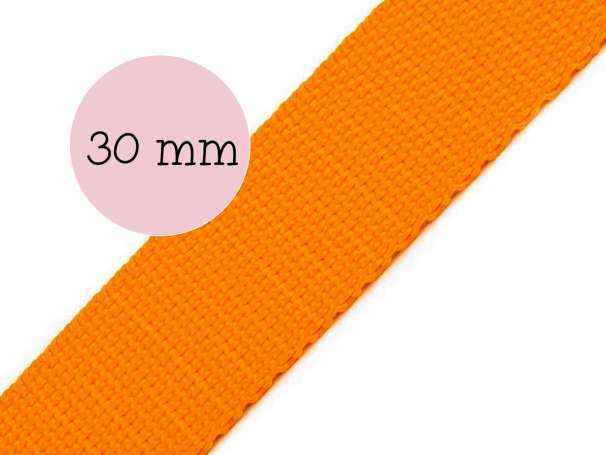 Gurtband - 30mm - orange