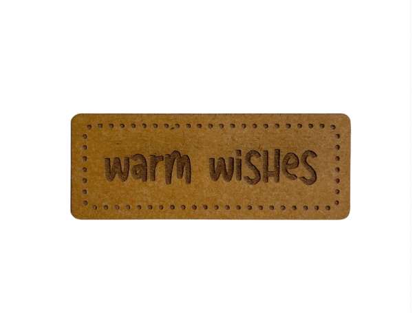 SnaPpap Label - warm wishes