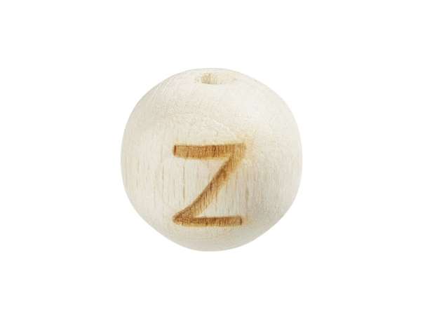 Schnulli Holz Buchstaben Kugel 12mm - Z