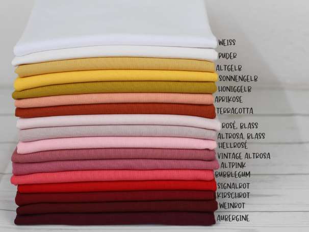 Uni Jersey - Jella - verschiedene Farben