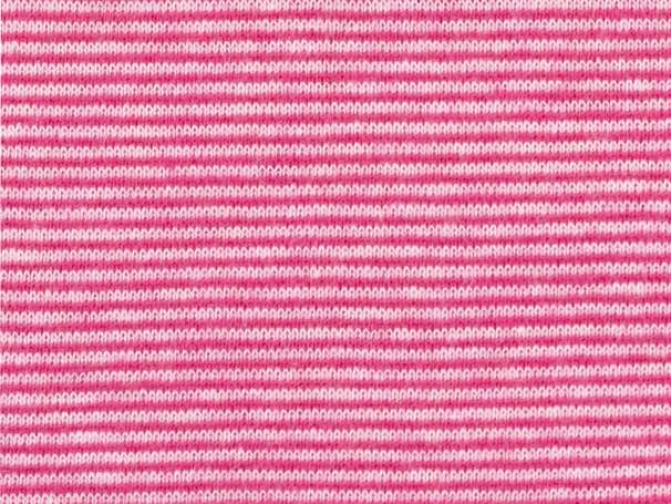 Bündchenstoff - Stella, Feine Streifen - hellrosa-pink