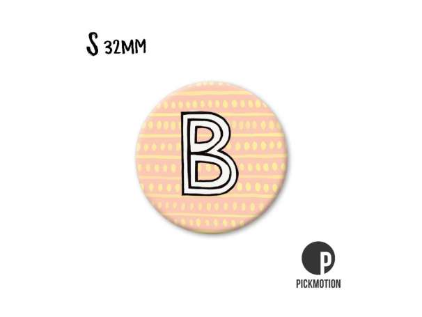 Magnet, Pickmotion - 32 mm - Buchstabe, B