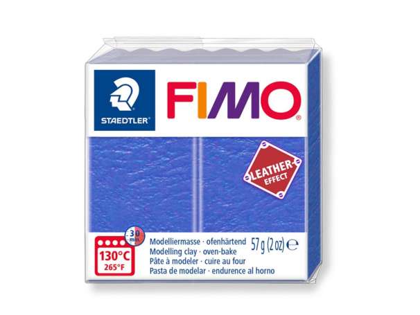 FIMO Leather-Effect Modelliermasse - indigo