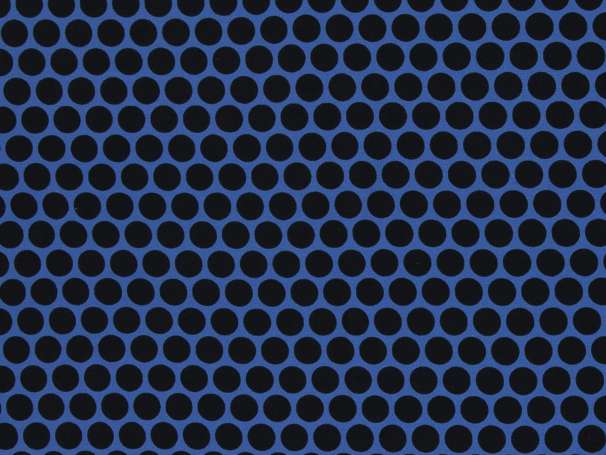 French Terry Stoff - Lots of Dots - Blau
