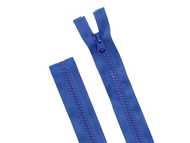 Teilbarer Reißverschluss - 70 cm - royalblau