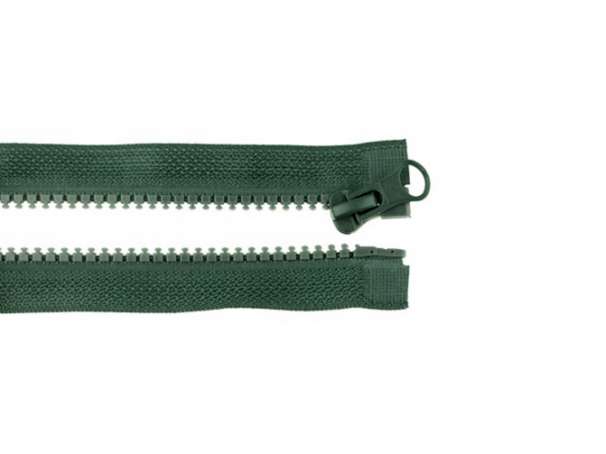 Teilbarer Reißverschluss - 25 cm - dunkelgrün