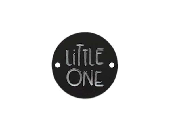 Label zum Annähen - Little One - schwarz