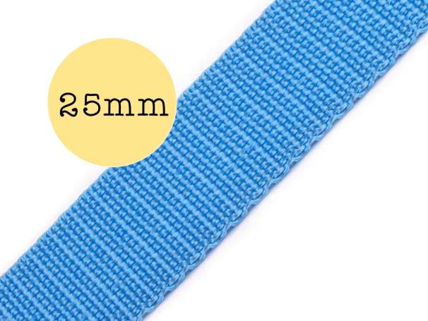 Gurtband - 25mm - blau