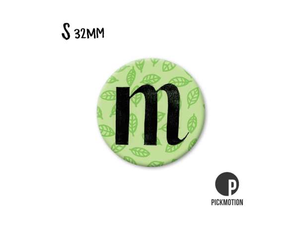 Magnet, Pickmotion - 32 mm - Buchstabe, M