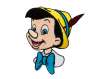 Applikation - Pinocchio Kopf