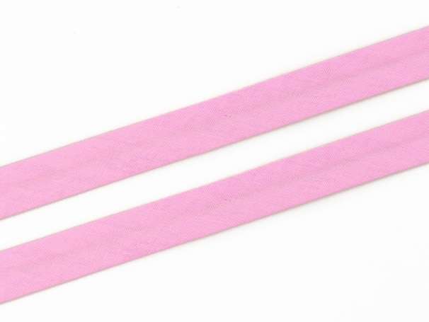 Schrägband Baumwolle - 20 mm - rosa