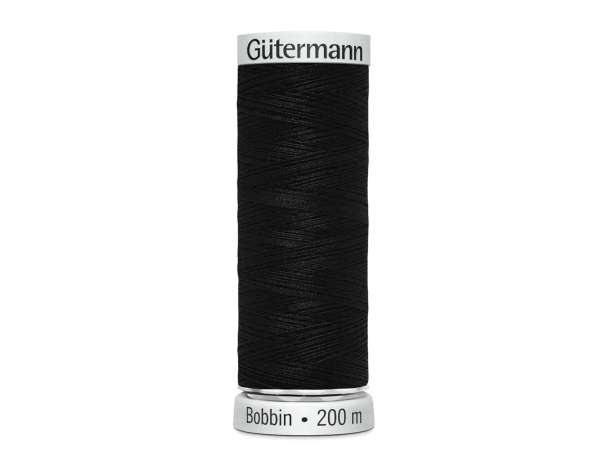 Gütermann Unterfaden Bobbin 200 m - Fb. 1005, schwarz