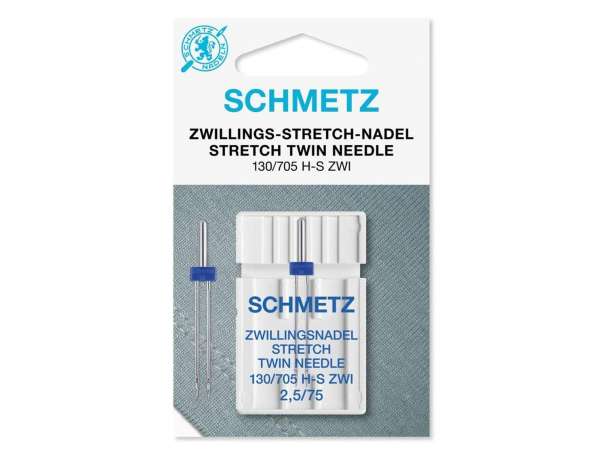 Schmetz - Zwillingsnadel Stretch - 130/705 H-S ZWI - 2,5/75