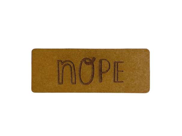 SnaPpap Label - NOPE