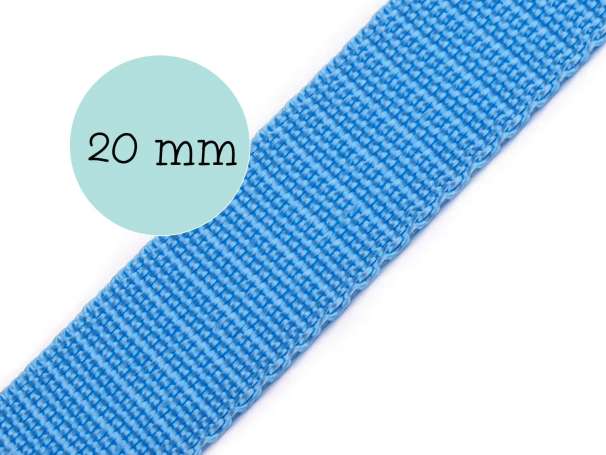Gurtband - 20mm - blau