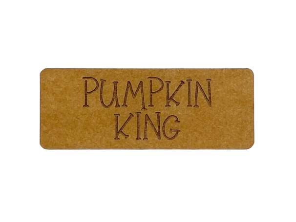 SnaPpap Label - Pumpkin King
