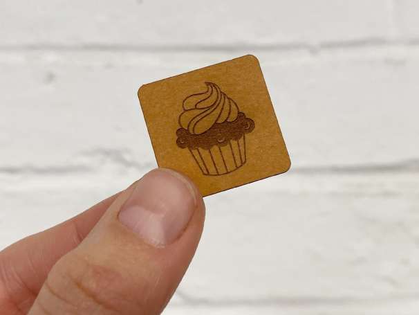 SnaPpap Label - Quadrat - Cupcake