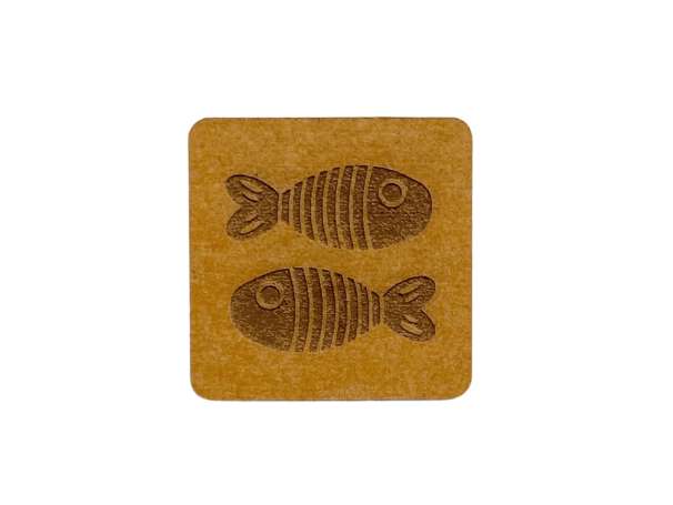 SnaPpap Label - Quadrat - Fische