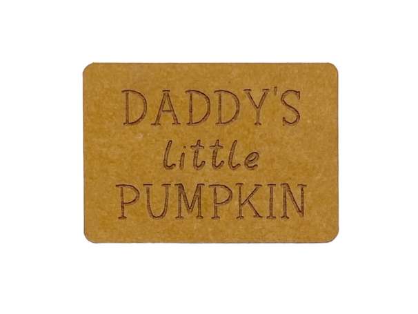 SnaPpap Label - Daddy's little Pumpkin