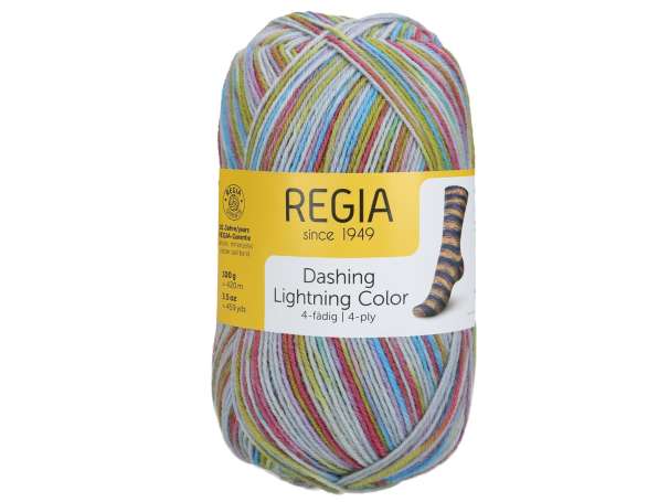 Schachenmayr REGIA Dashing Lightning Color 4-fädig - 02351 silver-pink