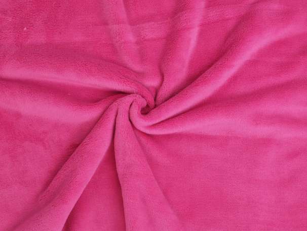 Uni Kuschelfleece - pink