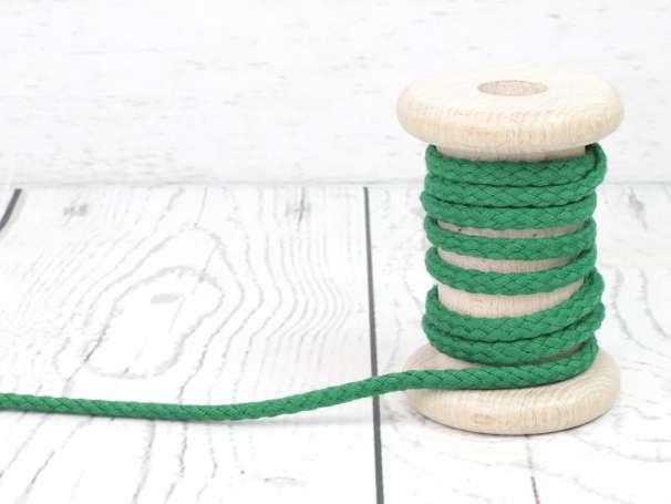 Kordel Baumwolle - 5 mm - grasgrün