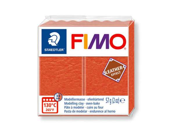 FIMO Leather-Effect Modelliermasse - wassermelone